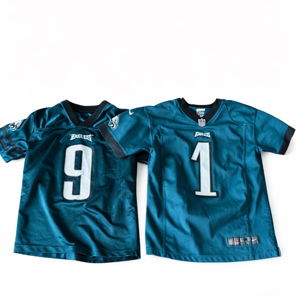 NFL Philadelphia Eagles Youth Jersey Bundle – Nick Foles #9 & Jalen Hurts #1